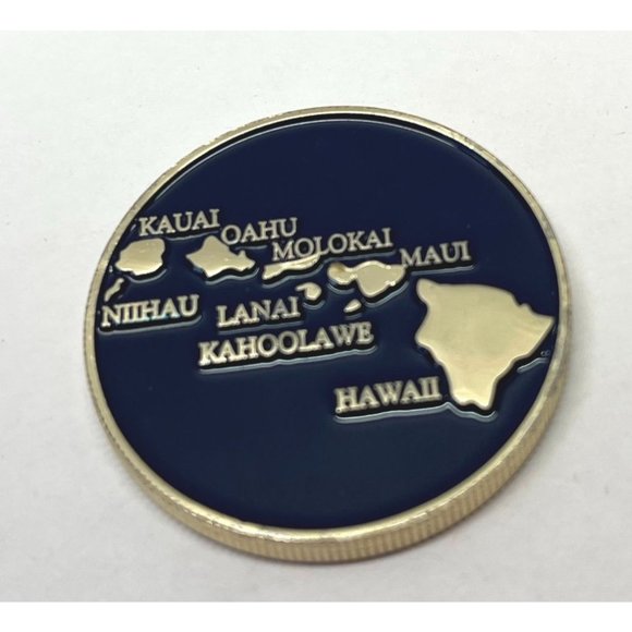 Vintage Hawaii Waikoloa Islands of Aloha Souvenir Token Coin 1.5" - Picture 2 of 5